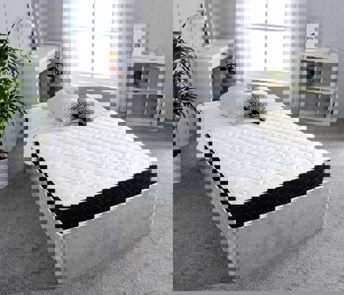 Starlight Beds Midnight Cooltouch Hybrid Mattress - 18cm Deep, Soft Feel