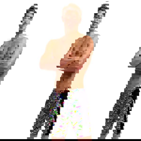 Funky Trunks Bits Of Peace Swim Training Jammer - Black/Multi