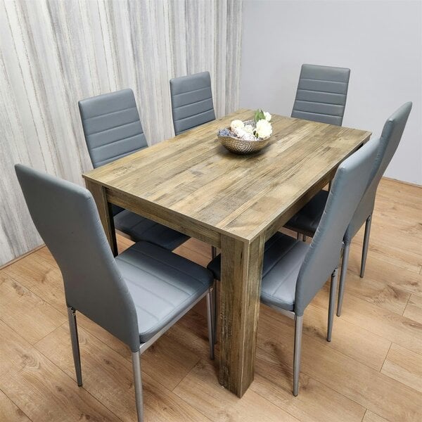Kosy Koala Dining Table Set with 6 Chairs Dining Room and Kitchen table set of 6