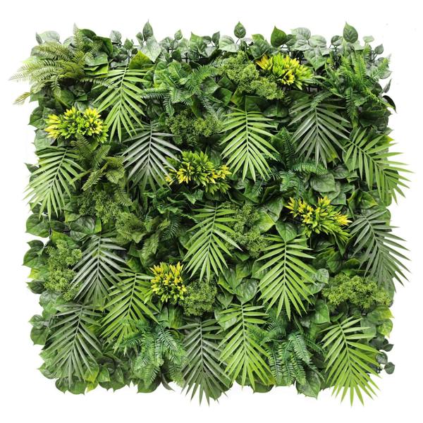 Premium Artificial Plants Green Wall Panel 1m x 1m - Eden - Evergreenery