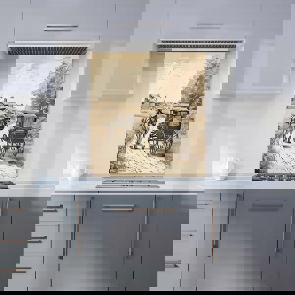 Warren Reed - Designer A Horse And His Cart Kitchen Splashback