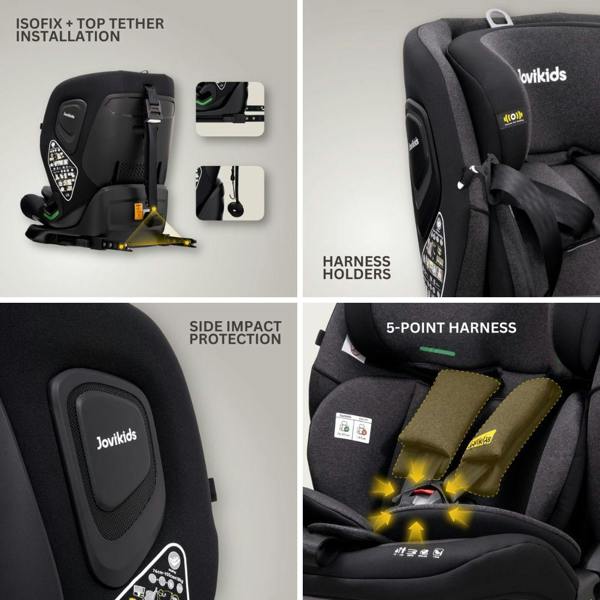JoviKids Cici TT Car Seat - Twilight