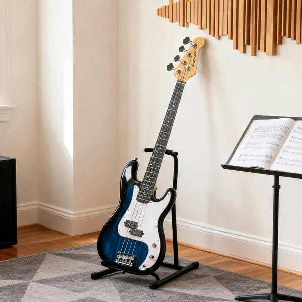 4 String Full Size Electric Bass Guitar for Beginners