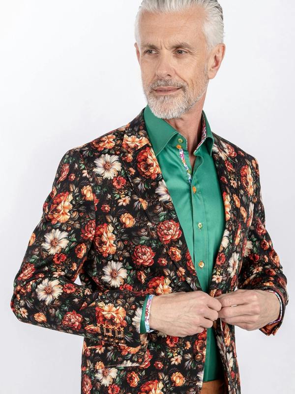 CLJ2550 FLORAL PRINTED - Claudio Lugli Shirts