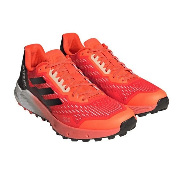 Adidas Mens Terrex Agravic Flow 2.0 Trail Parley Running Shoes - Orange/Black