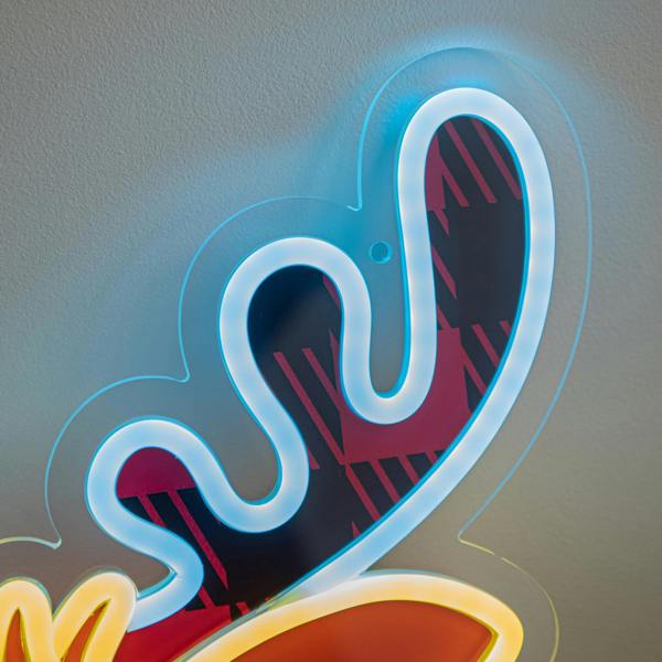 Samuel Alexander 35cm Light Up Rudy Reindeer Christmas Decoration USB LED Neon Sign