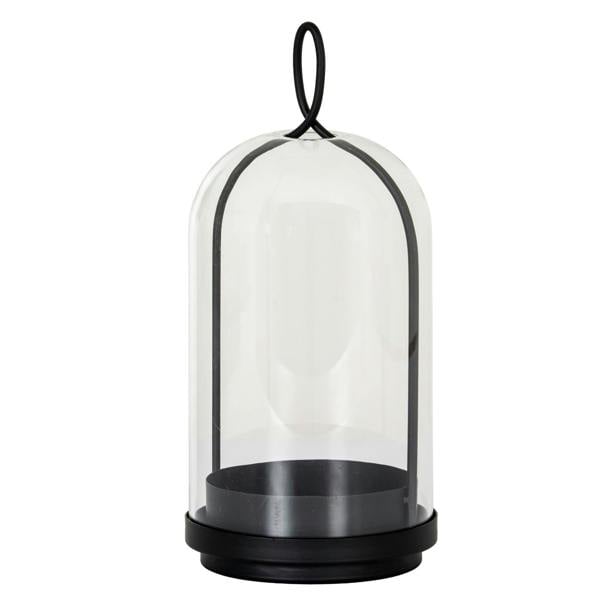 Hill Interiors Nysa Candle Lantern - Black - 