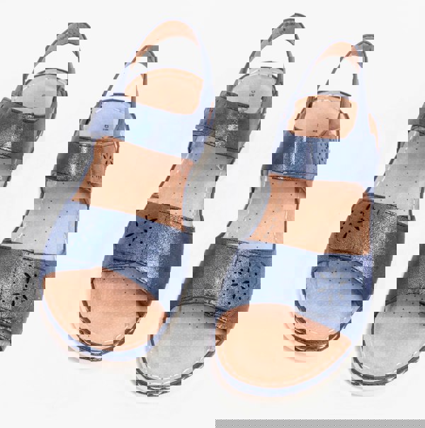 Dr Keller MARIE Womens Sandals Blue Metalic