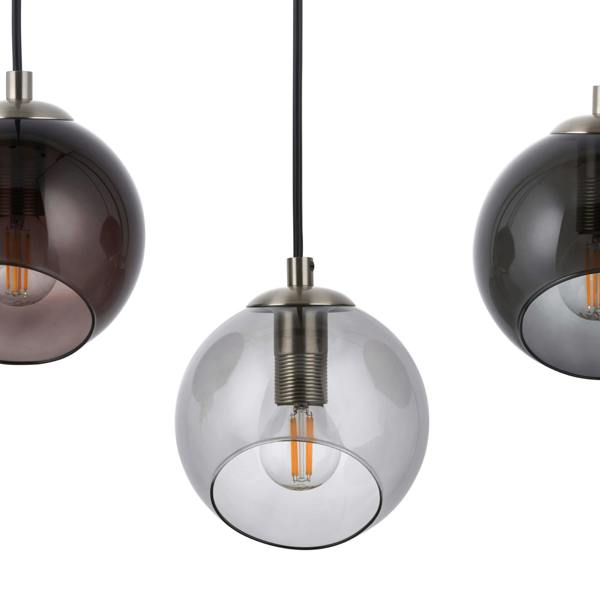 Pagazzi Lighting Branco Multi-Light Ceiling Pendant Bar