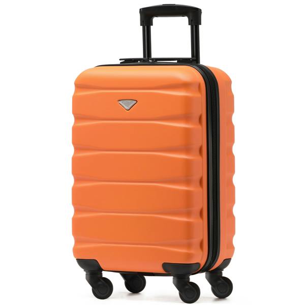 Flight Knight 55x35x20cm Cabin Carry Bag Hard Shell Suitcase 100+ Airline Approved