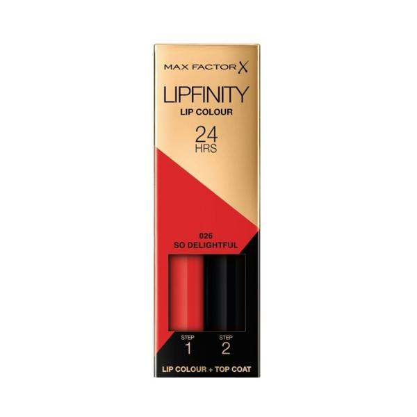 Max Factor Lipfinity Lipstick Two Step  - 026 So Delightful