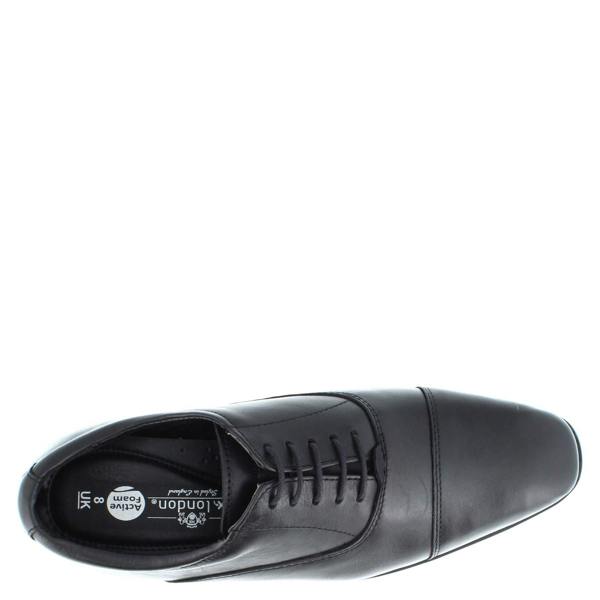 HX London Charing Men's Leather Cap Oxford Shoes
