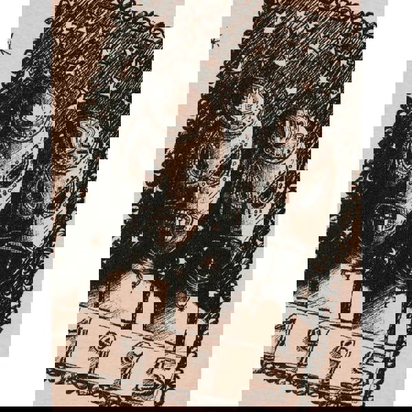 Dsquared2 Overlay Graphic Loose Fit T-Shirt Dusty Antic Rose XS