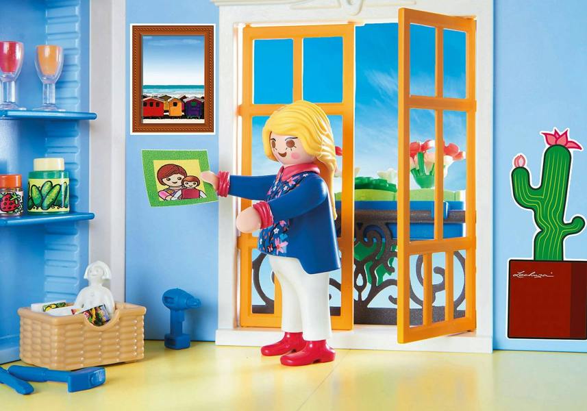 Playmobil Large Dollhouse with Doorbell & Rooftop Terrace