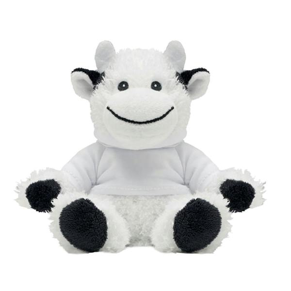 MidOcean Manny Cow Plush Teddy Bear - White - 