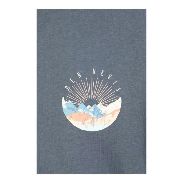 Mountain Warehouse Womens/Ladies Ben Nevis Organic T-Shirt - Dark Blue - 