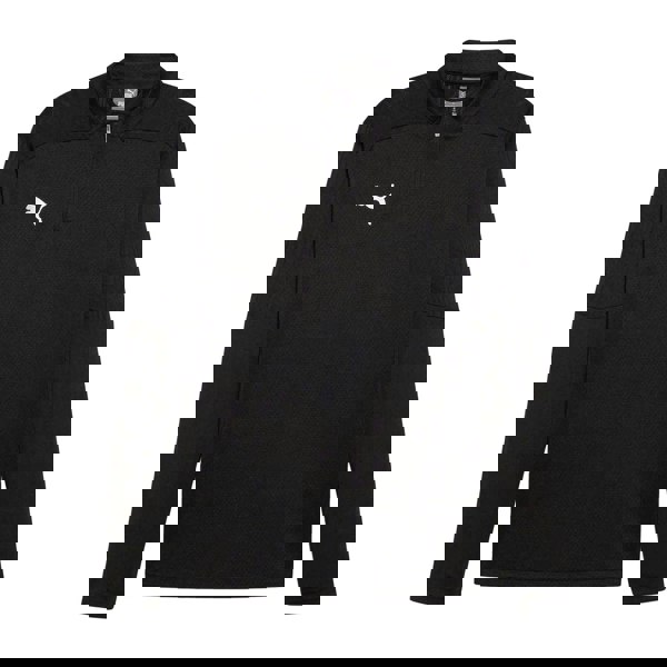 Puma Mens TeamFinal Quarter Zip Training Top - Black