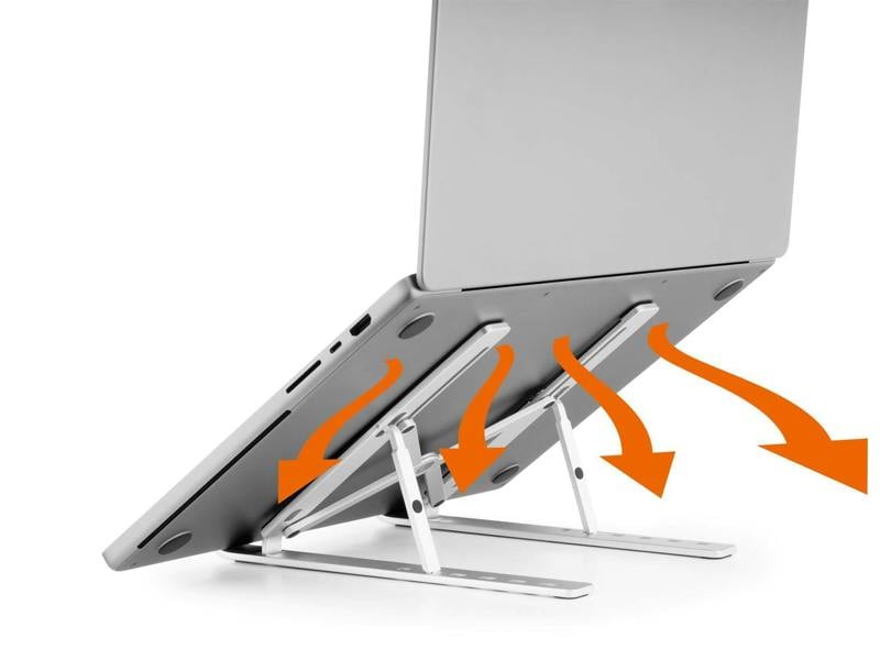 Durable Premium Aluminium Foldable Laptop Stand Rise | Contemporary and Portable