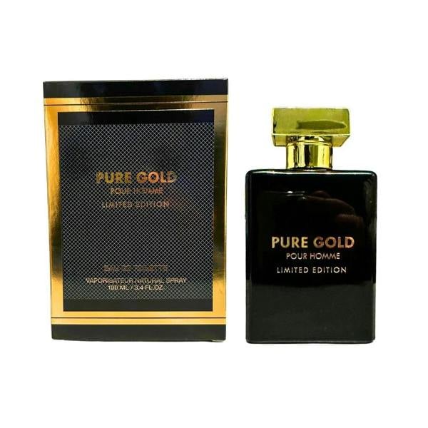 ?? Creative Colours Pure Gold Pour Homme Limited Edition 100ml Eau De Toilette EDT Spray For Him