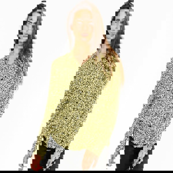 Samsoe & Samsoe Milly Aop Womens Shirt 7201 - Yellow Buttercup