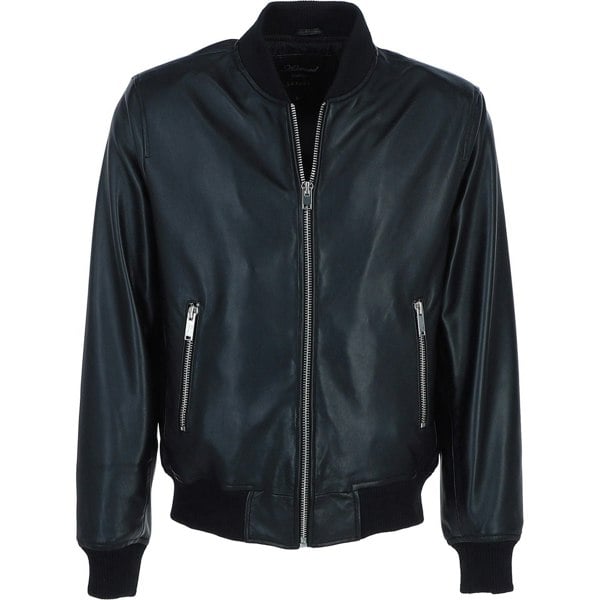 Mens Leather Jacket: Infinity Bomber