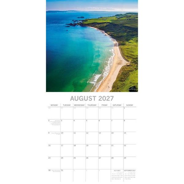 Northern Ireland Calendar 2027, Wall Calendars, Month To View, Travel, Gift