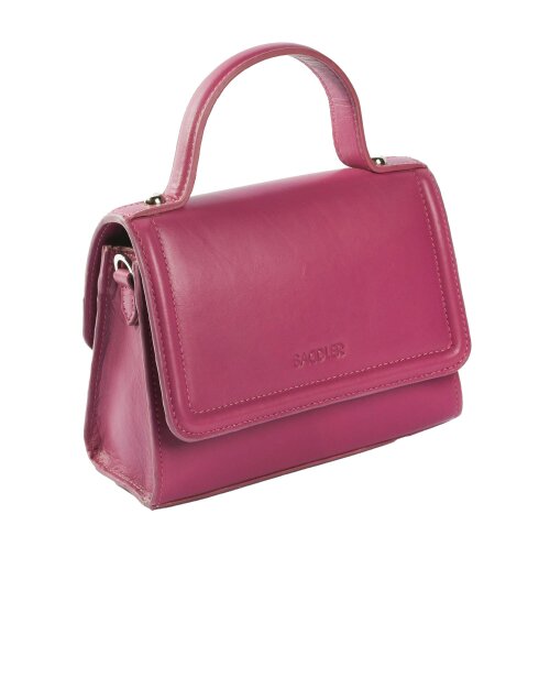 SADDLER  TINA Leather Flapover Handbag - Adjustable Strap, Phone Pocket, Crossbody or Handheld - RFID Protected