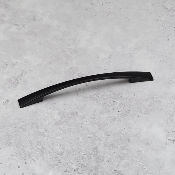 Handle & Home Matt Black Bow Handles