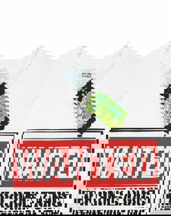 Rick And Morty Mens White Rick, Morty Short Sleeved T-Shirt