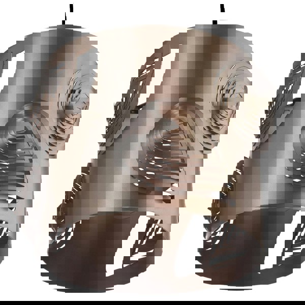 Matte Bronze Solid Metal Easy Fit Pendant Shade with Laser Cut Leaves Image 5