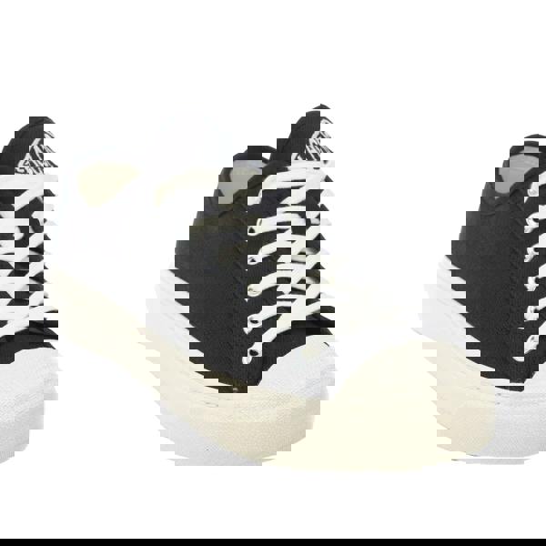 Lacoste Mens Backcourt 2.0 Canvas Low Trainers - Black