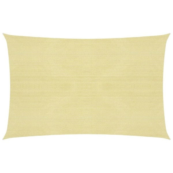 Berkfield Sunshade Sail 160 g/m�__ Beige 3.5x4.5 m HDPE