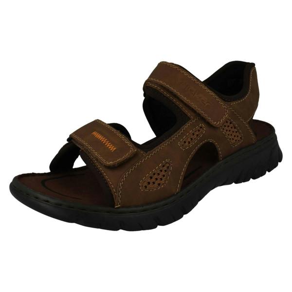 Rieker Mens Rieker Light Weight Adjustable Sandals 26761