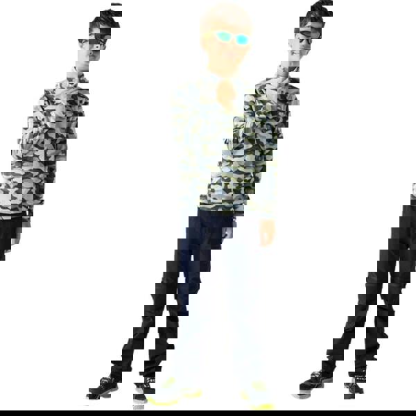 Regatta Childrens/Kids Hot Shot II Camo Fleece Top - Dark Storm - 