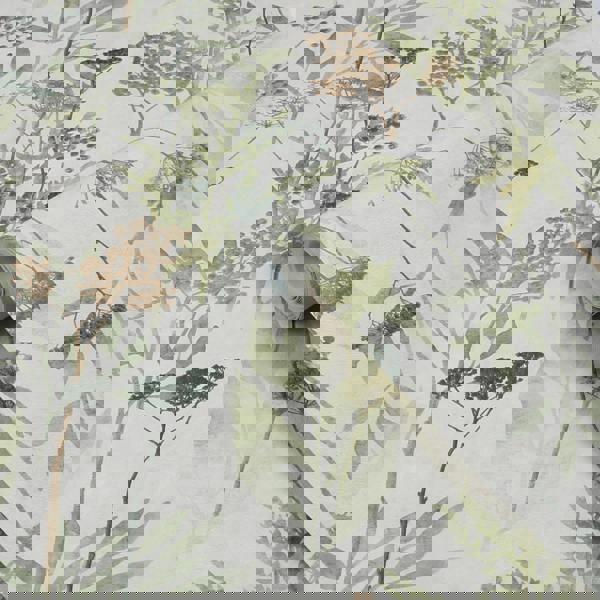 Superfresco Easy Solstice Leaves Wallpaper - Sage Green - 10m