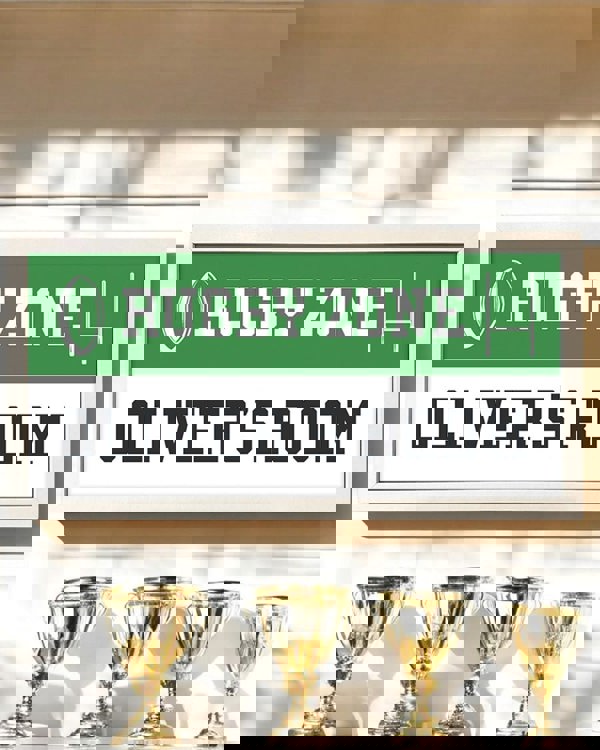 Personalised Rugby Wall Art - Framed Print for Sports Fans