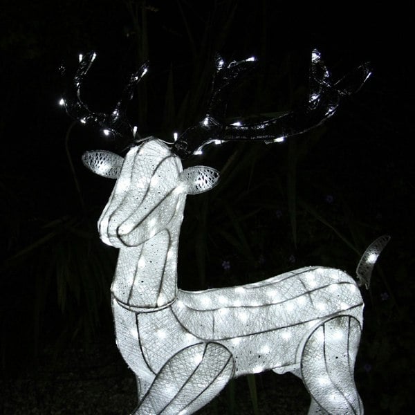 Monstershop Large Light Up Christmas Stag Reindeer Decoration