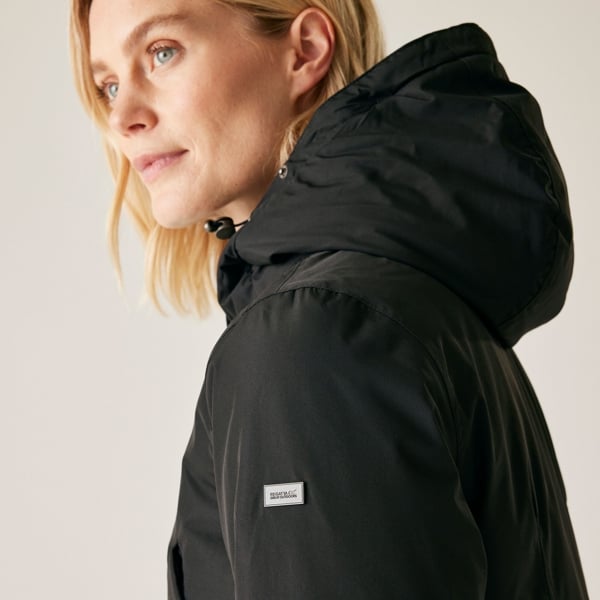 Regatta Women's Voltera Heated Waterproof Parka Jacket - Black