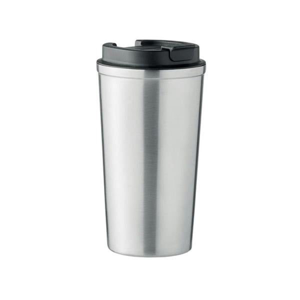 MidOcean Brace Double-Walled 510ml Tumbler - Matt Silver - 