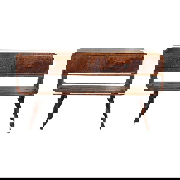 Artisan Furniture Reverse Curved Chestnut Media Unit