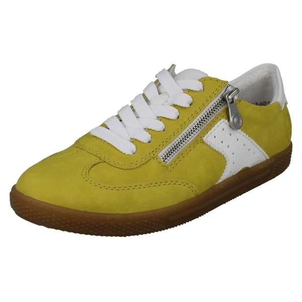 Rieker Ladies Rieker T-Shaped Suede Detail Trainers L9700