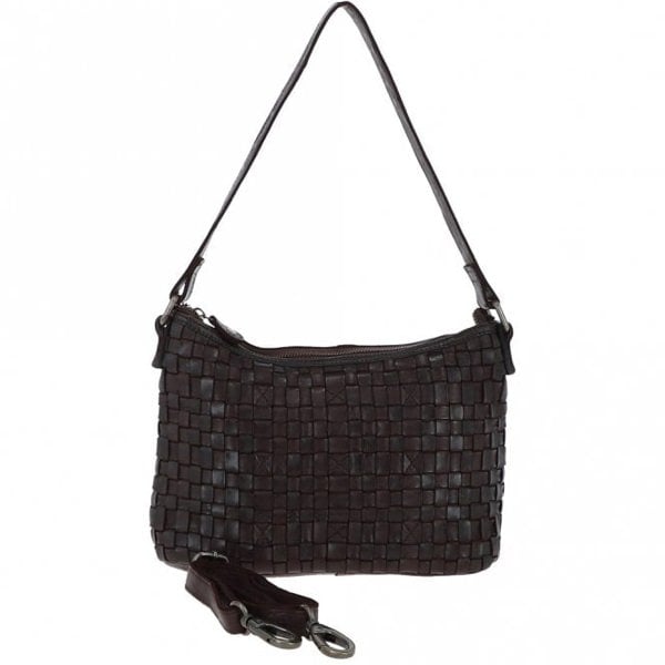 Ashwood Vintage Woven Leather Shoulder Bag