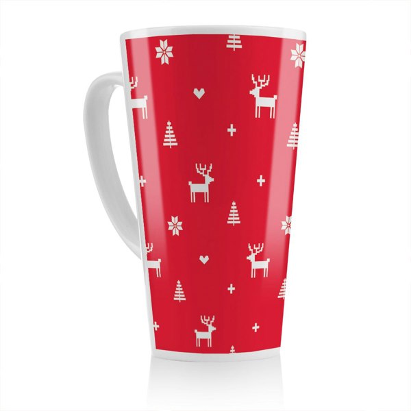 Benjamin Tate Design Norway Christmas Festive Sweater Dining Latte Mug