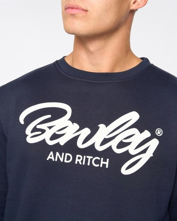 Bewley & Ritch Yardley Crew Sweat Navy