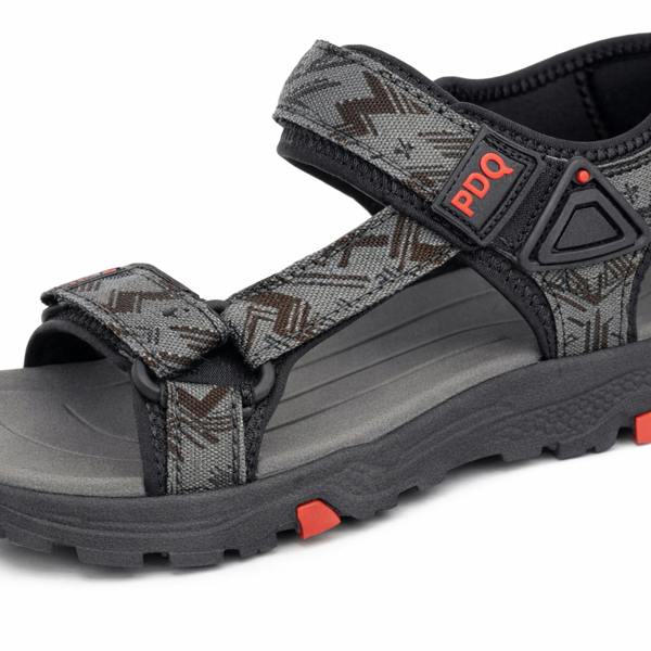 PDQ TRENT Hiking & Trail Sandals in Grey