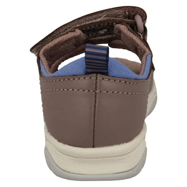 Clarks Childrens Clarks PLAYPRINT Big Cat Detailed Sandals Clowder Print T