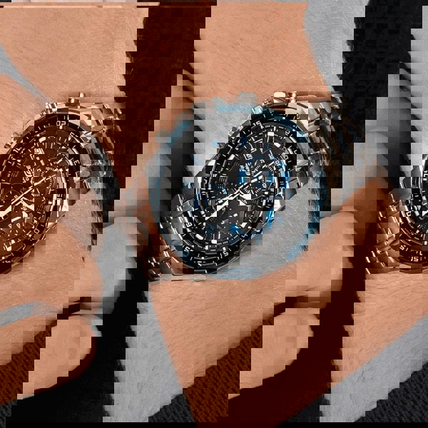 Casio Edifice Mens Blue & Black Chronograph Dial EFR-539D-1A2VUEF