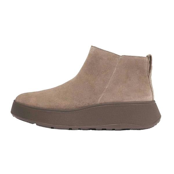 Fit Flop Womens/Ladies F-Mode Suede Flatform Ankle Boots - Grey - 
