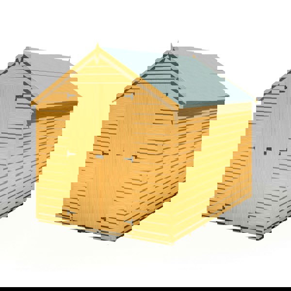 Shire Overlap 8x6 Double Door Economy Storage Shed - Best Shed