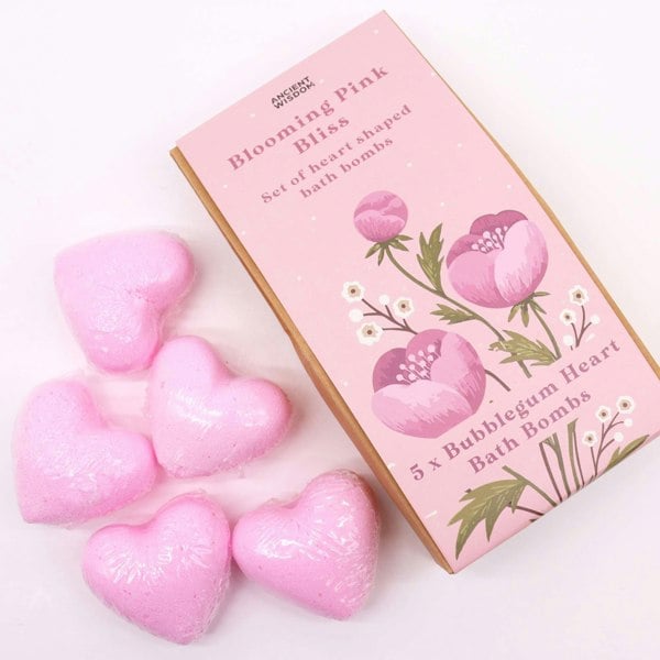 Serano Blooming Pink Bliss Bath Heart Gift Set